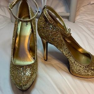 Golden heels